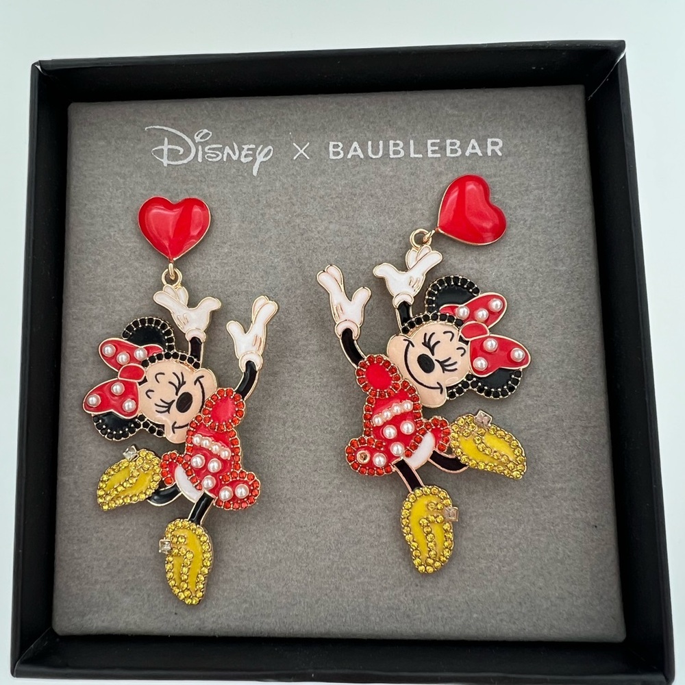 Baublebar X Disney Minnie Mouse Valentines Earrings